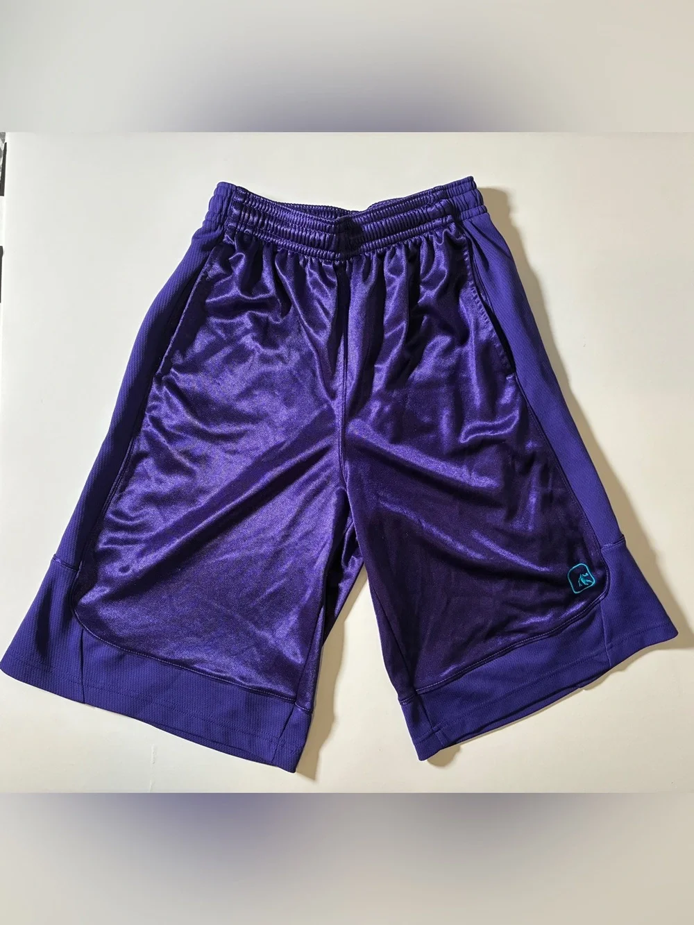 AND1 Purple Dazzle Basketball Shorts Men's Small